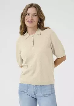 Рубашка поло KAOLIVIA Kaffe, песочный