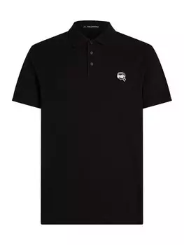 Рубашка поло Karl Lagerfeld Shirt IKON, черный