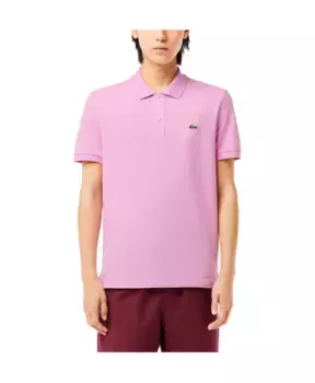 Рубашка поло классического фасона Lacoste, розовый