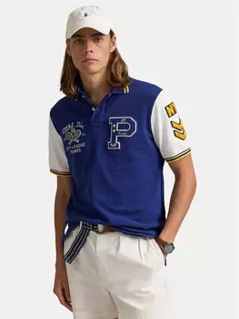 Рубашка поло классического кроя 710964978001 Polo Ralph Lauren, синий