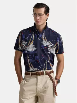 Рубашка поло классического кроя 710971785001 Polo Ralph Lauren, синий
