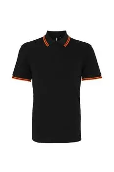 Рубашка поло классического кроя Asquith & Fox, черный