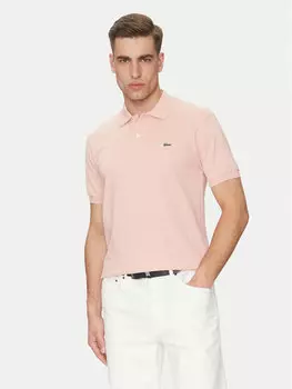Рубашка поло классического кроя L1264 Lacoste, розовый