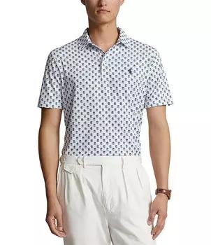 Рубашка поло классического кроя с короткими рукавами Polo Ralph Lauren Big & Tall, белый