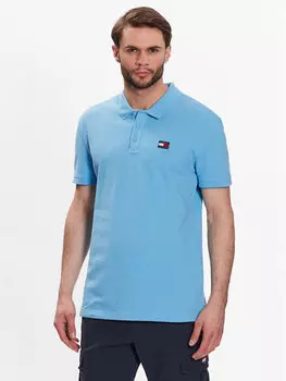 Рубашка-поло классического кроя Tommy Jeans, синий
