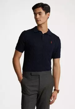 Рубашка-поло КОРОТКИЙ РУКАВ Polo Ralph Lauren, темно-синий охотник
