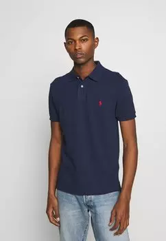 Рубашка-поло КОРОТКИЙ РУКАВ Polo Ralph Lauren, темно-синий Ньюпорт