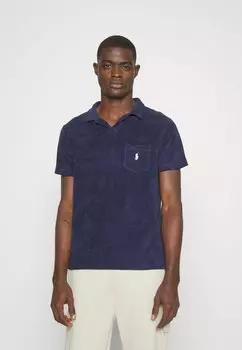 Рубашка-поло КОРОТКИЙ РУКАВ Polo Ralph Lauren, темно-синий Ньюпорт