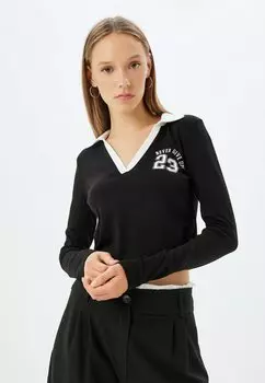 Рубашка поло Koton, черный