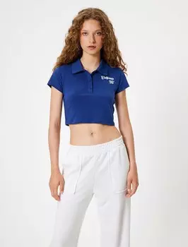 Рубашка поло Koton Shirt, темно-синий
