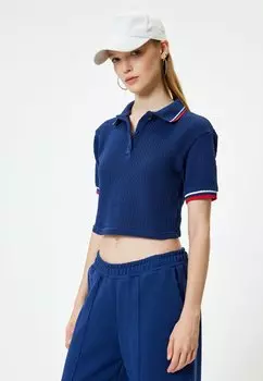 Рубашка поло Koton, темно-синий