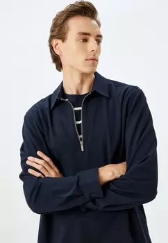 Рубашка поло Koton, темно-синий