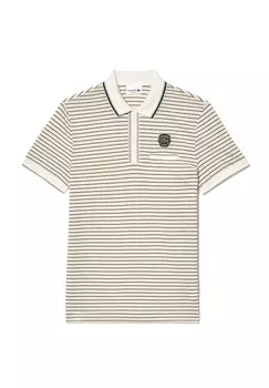 Рубашка поло KURZARM Lacoste, белый