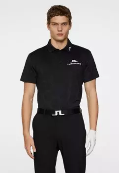Рубашка поло KV TOUR J.LINDEBERG Sports, черный