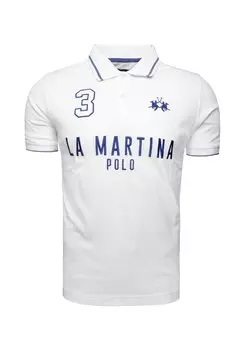 Рубашка поло La Martina, белый