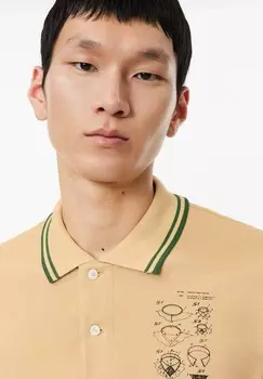 Рубашка поло Lacoste, бежевый
