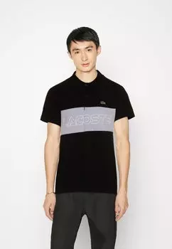 Рубашка поло Lacoste, черный