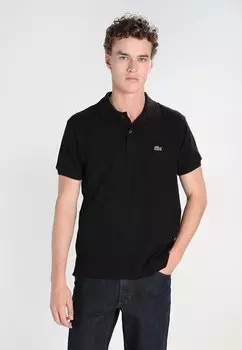 Рубашка поло Lacoste, черный