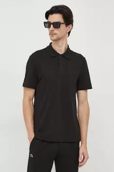 Рубашка поло Lacoste, черный