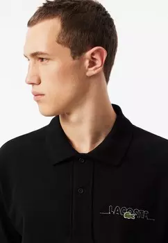 Рубашка поло Lacoste, черный