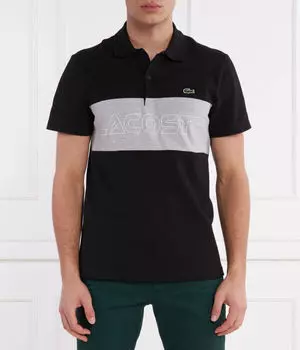 Рубашка поло Lacoste, черный