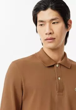 Рубашка поло Lacoste, коричневый