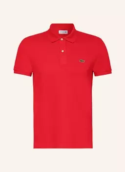 Рубашка поло LACOSTE Piqu Slim Fit, красный