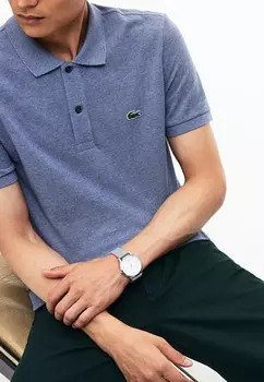 Рубашка поло Lacoste, сине-серый