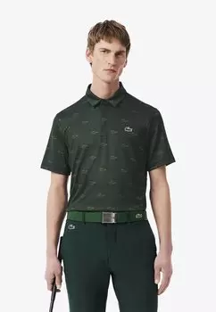 Рубашка поло Lacoste Sport, зеленый