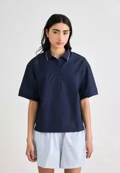 Рубашка поло Lacoste, темно-синий