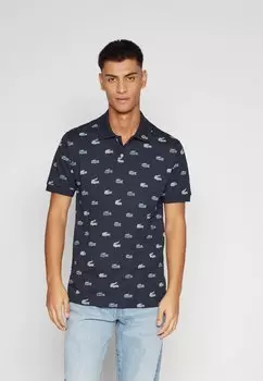 Рубашка-поло Lacoste, темно-синяя