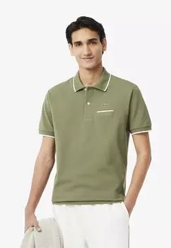 Рубашка поло Lacoste, зеленый