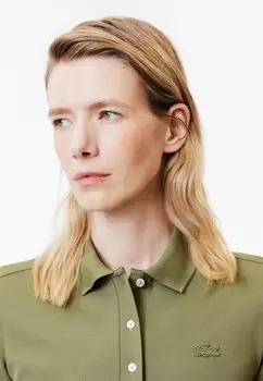 Рубашка поло Lacoste, зеленый