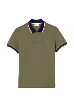 Рубашка поло Lacoste, зеленый