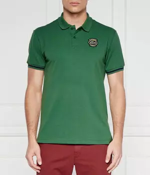 Рубашка поло Lacoste, зеленый