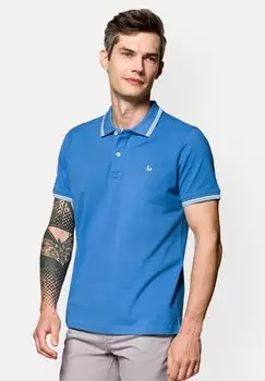Рубашка поло Lancerto, светло-синий