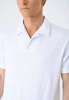 Рубашка-поло Lapel Collar Antioch, белая