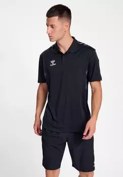 Рубашка поло LAUTHENTIC FUNCTIONAL Hummel, цвет black