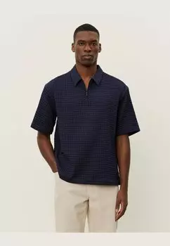 Рубашка поло LENNY ZIPPER Les Deux, темно-синий