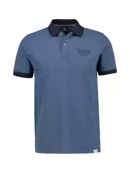 Рубашка поло LERROS "LERROS 2-Tone Polo", синий