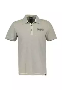 Рубашка-поло LERROS "Рубашка-поло LERROS, тонкие полоски", бежевый