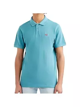 Рубашка поло Levi's Big & Tall Shirt, цвет aqua/light blue