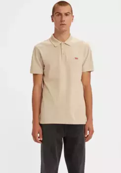 Рубашка-поло Levi's "LE NEW LEVIS HM POLO" с маленьким логотипом в виде крыла летучей мыши, хаки