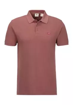 Рубашка-поло Levi's "LE NEW LEVIS HM POLO" с маленьким логотипом в виде крыла летучей мыши, цвет Mahogany