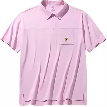 Рубашка поло Life Collection унисекс молочно-розовая Anta, розовый