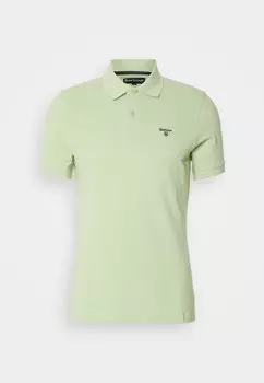 Рубашка-поло Lightweight Sports Barbour, зеленый цвет