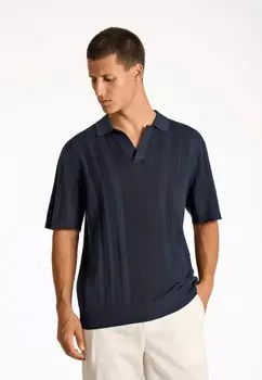 Рубашка поло Lindbergh, темно-синий
