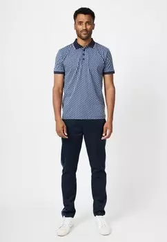 Рубашка-поло LINGUS-WITH A GRAPHIC PRINT 4funkyflavours, цвет blue