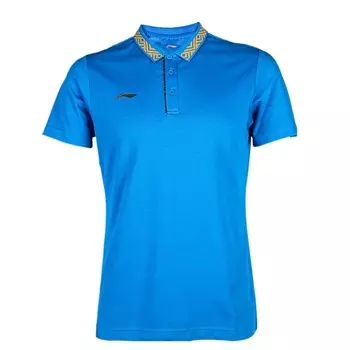 Рубашка-поло LiNing унисекс, парусник, синяя