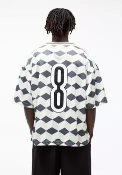 Рубашка поло LISBON BOXY PULL&BEAR, черный